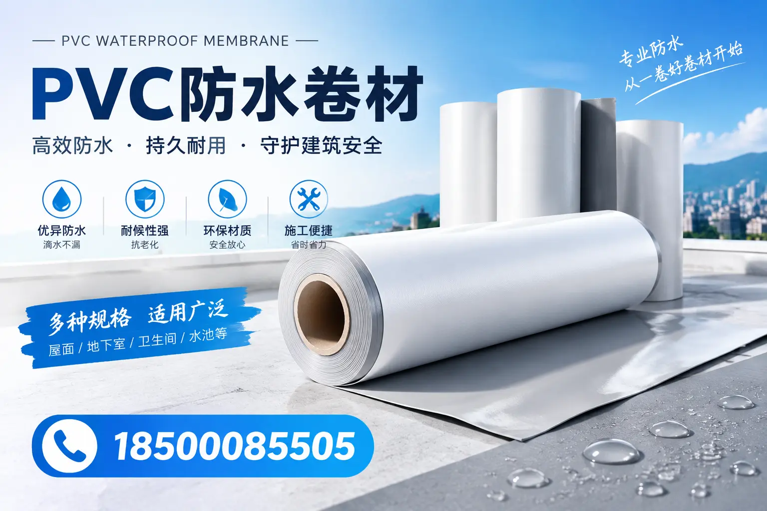 如何选择适合的PVC防水卷材?专家为您解答海北的需求
