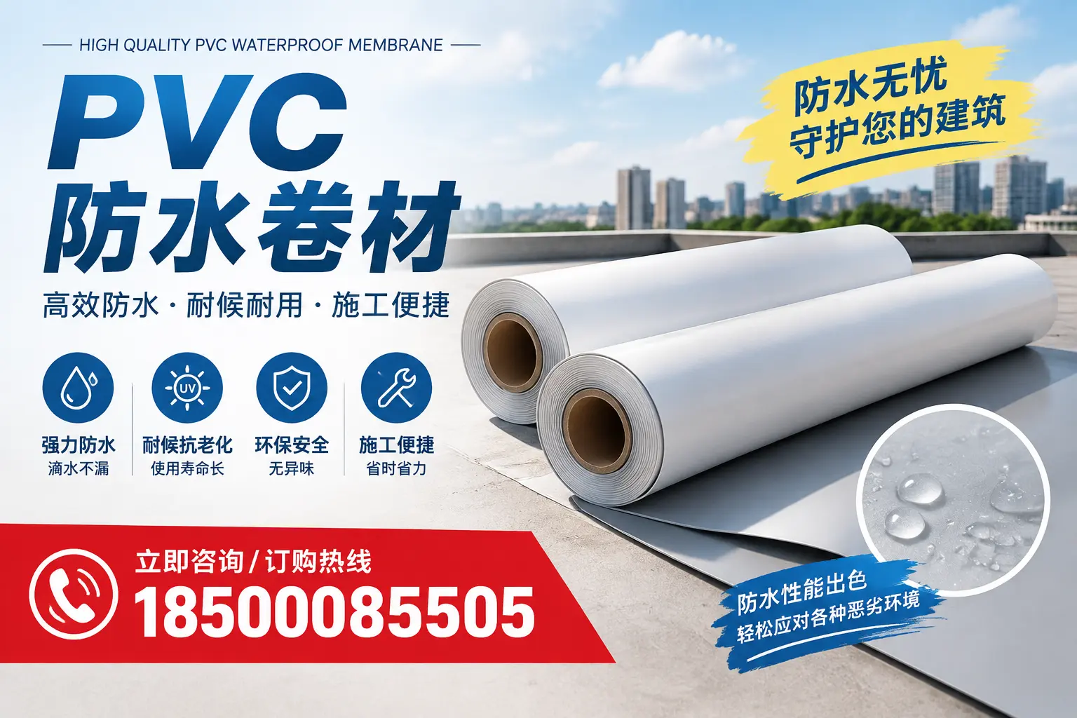 如何正确储存PVC防水卷材？海北用户的实用建议