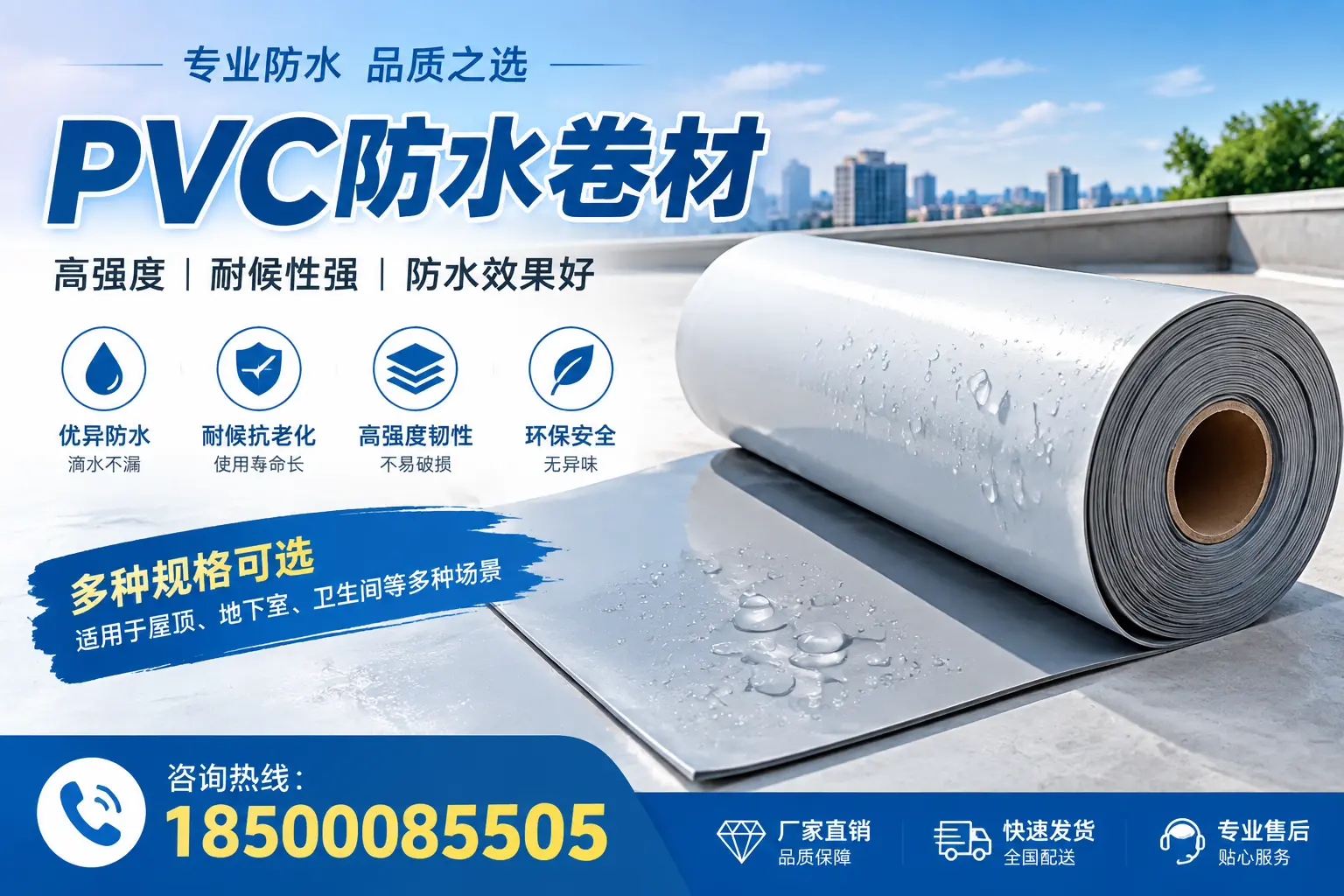 选用PVC防水卷材时需要避开的常见误区，特别是在海北